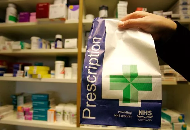  a prescription being collected from the Craigton Pharmacy in Glasgow