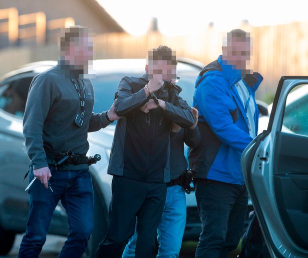 One suspect stuck his middle finger up at our reporter