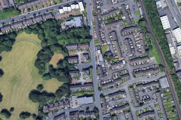 Satellite image of Old Chester Road in Birkenhead