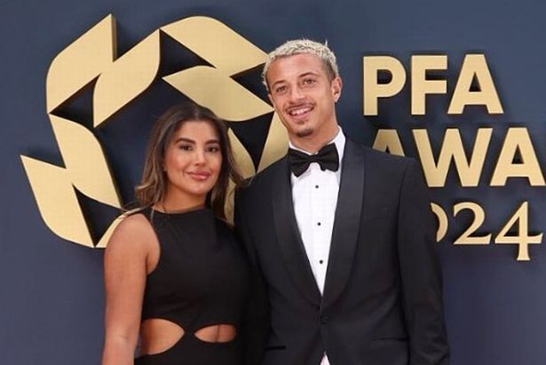 The footballer's former partner, pictured together, has hit back