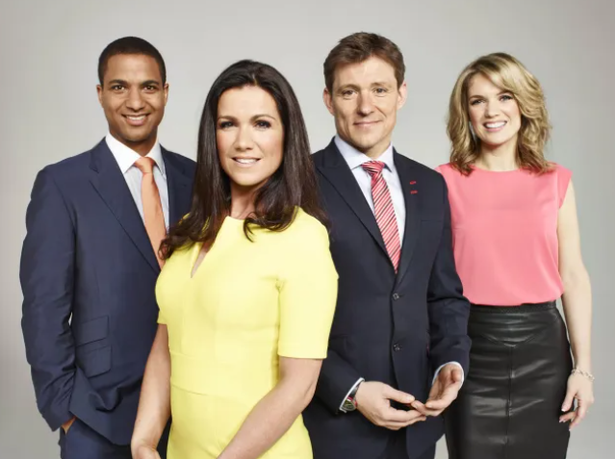Good Morning Britain hosts (L-R) Sean Fletcher, Susanna Reid, Ben Shephard and Charlotte Hawkins
