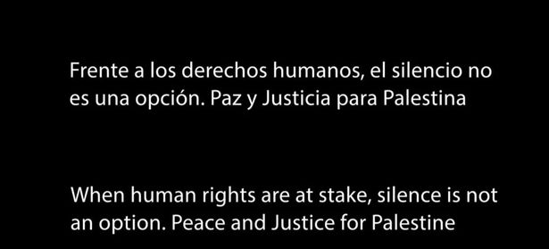 Message from spanish broadcasters.