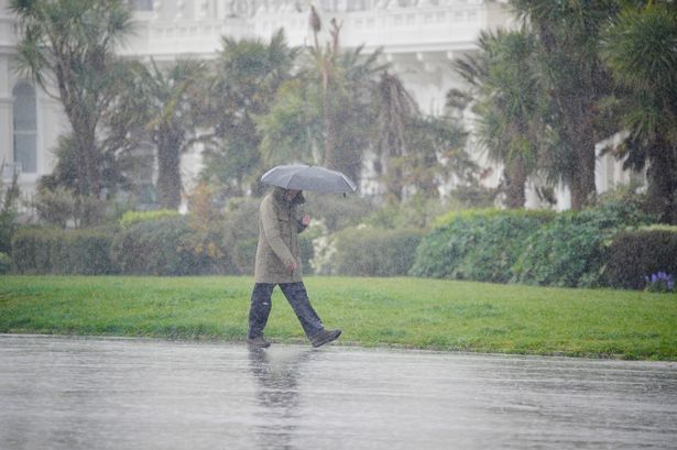 Rain could lash down today as the UK is hit by soaring temperatures