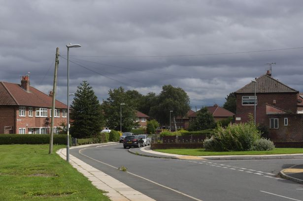 St Annes Road in Huyton, where the incident took place