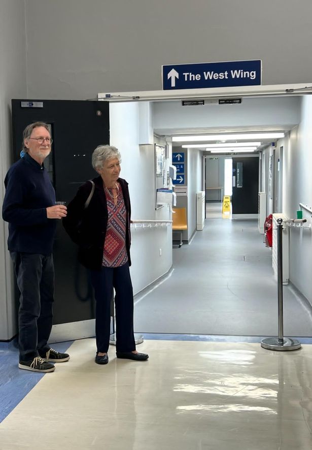 Dr Gillian West's parents at unveiling of The West Wing medical area at Millbrook Medical Centre named in her honour