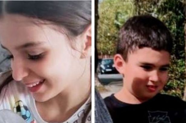 Amelia, 12 (white with shoulder-length brown hair) and her brother Theo, 8 (who is white with short black or brown hair) have gone missing after being collected from a relative's house in Weoley Castle in Birmingham two days ago 