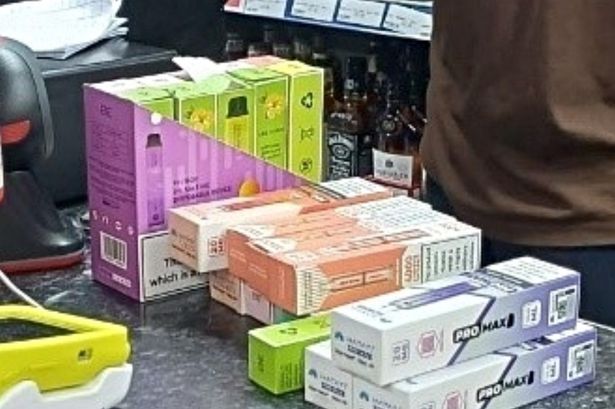 Money, drugs and illegal vapes seized during the raids in Wirral