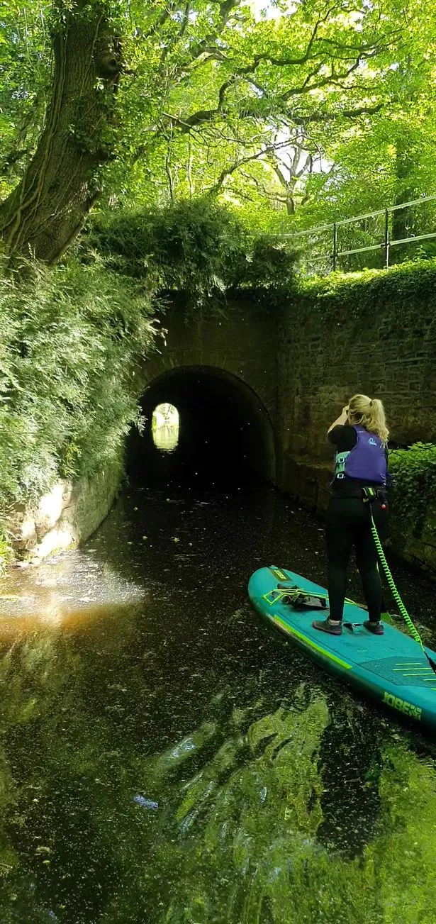 This canal is perfect for a SUP