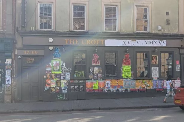 Strange signs appeared on The Crofters Rights building earlier this week 