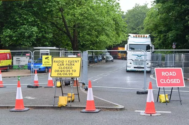 Radio 1 Big Weekend take-down operation in Sefton Park