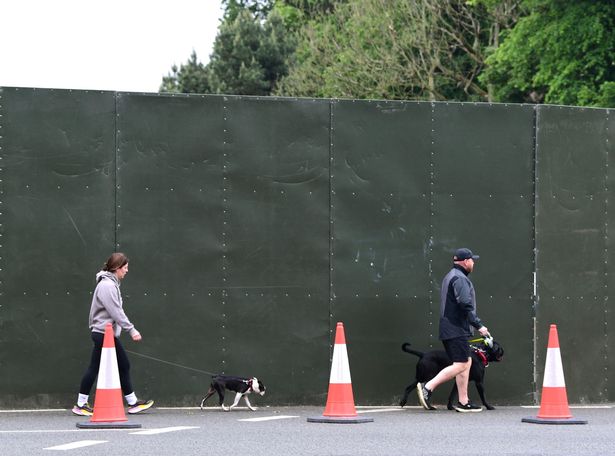 Radio 1 Big Weekend take-down operation in Sefton Park