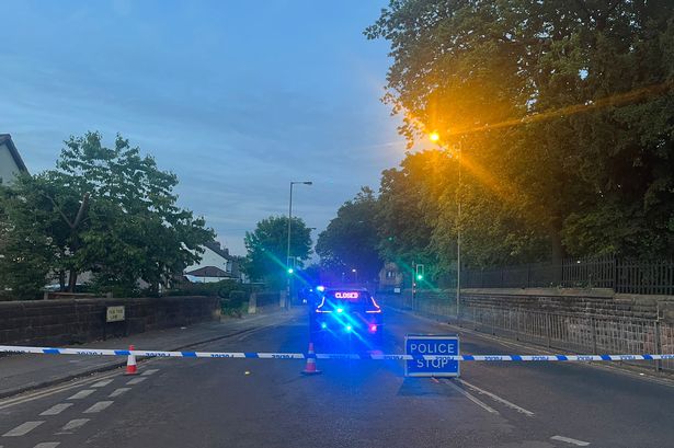 Police scene at Yew Tree Lane, West Derby
