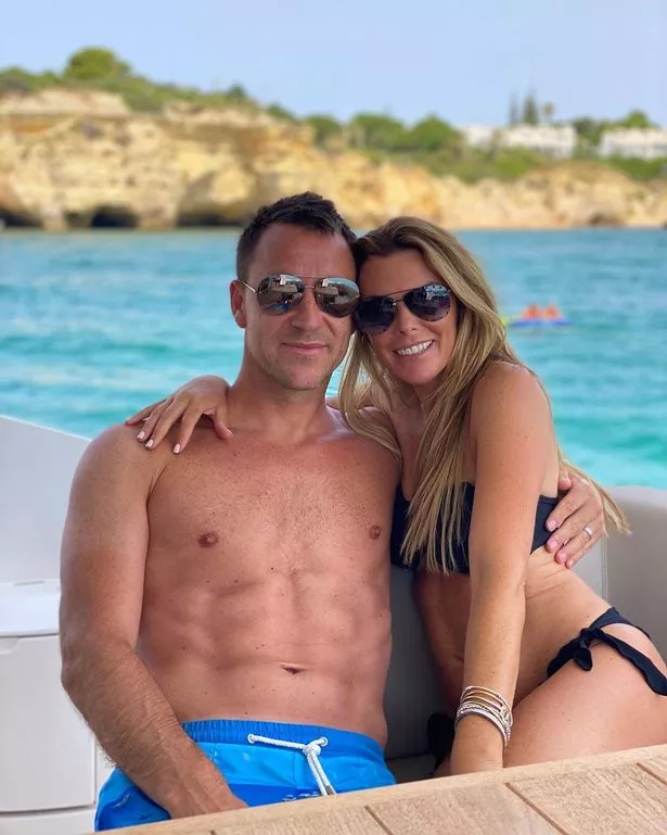 John Terry and Toni Terry on holiday