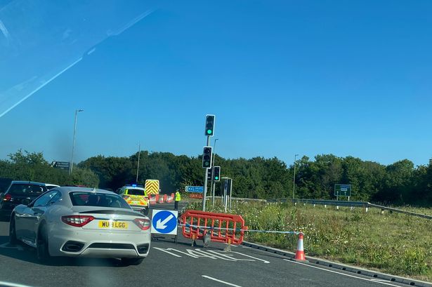 'Nasty' crash leaves M4 junction closed
