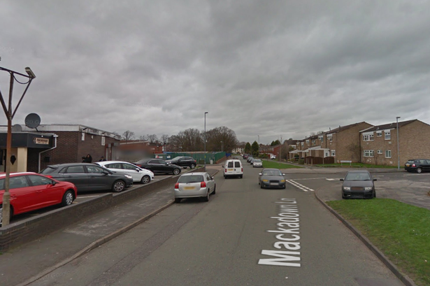 A general view of Mackadown Lane in Birmingham