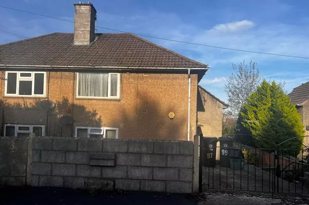 Newland Road property photographed from outside