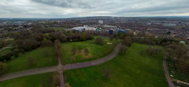 The incident happened in Queen's Park, Glasgow