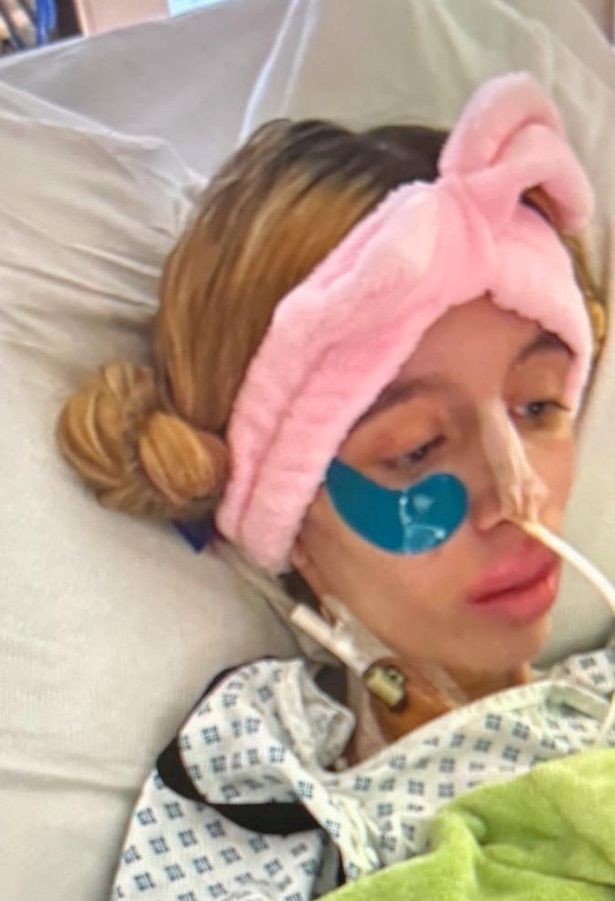 Isabella Gawley in hospital