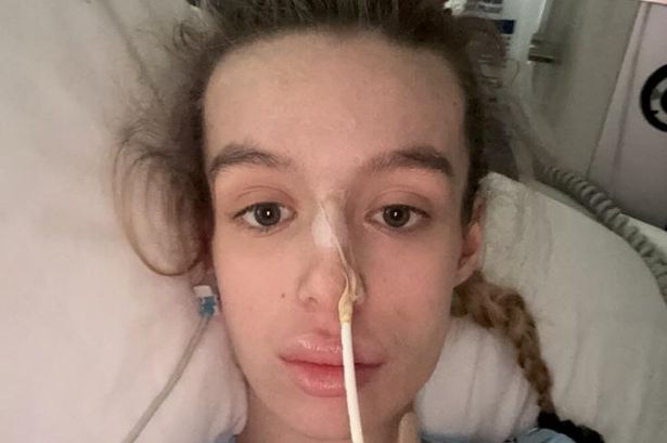 Isabella Gawley in hospital