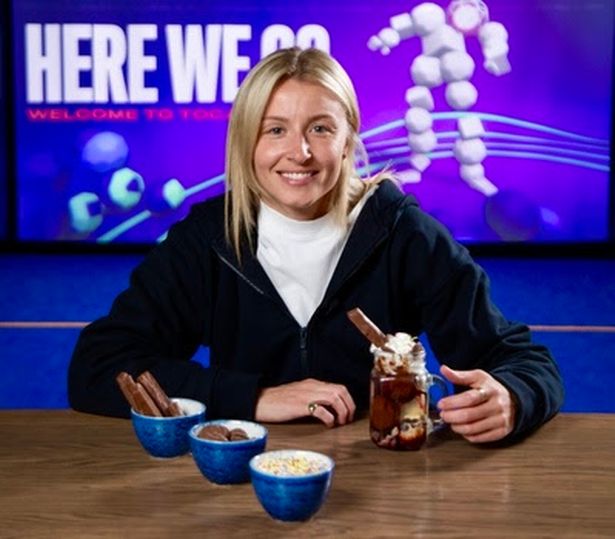 Williamson and her sundae