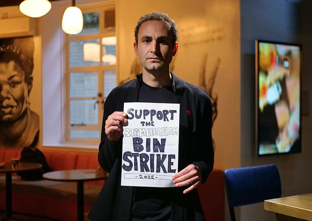 Khalid Abdalla, who played Princess Diana's lover Dodi Fayed in the hit series The Crown, has become the latest name to back the bin workers in their dispute.