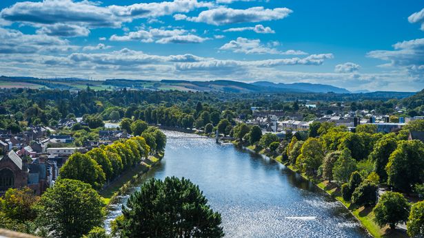 View of river Ness on a sunny day