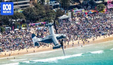 Beach erosion grounds Pacific Airshow months after ex-Tropical Cyclone Alfred