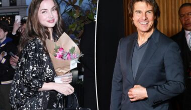 Tom Cruise, Ana de Armas spotted on a walk in London park