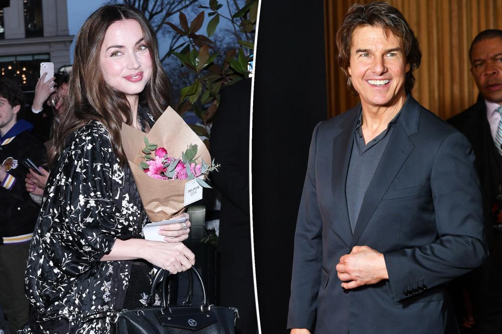 Tom Cruise, Ana de Armas spotted on a walk in London park
