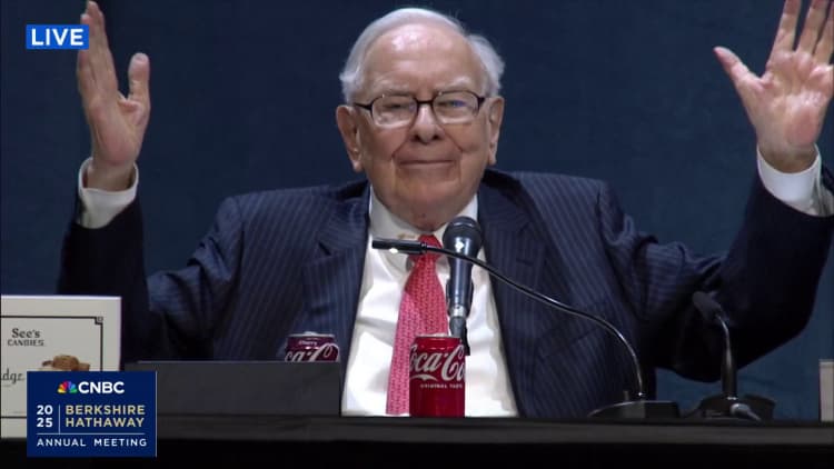 Warren Buffett: I have no intention, zero, of selling one share of Berkshire Hathaway