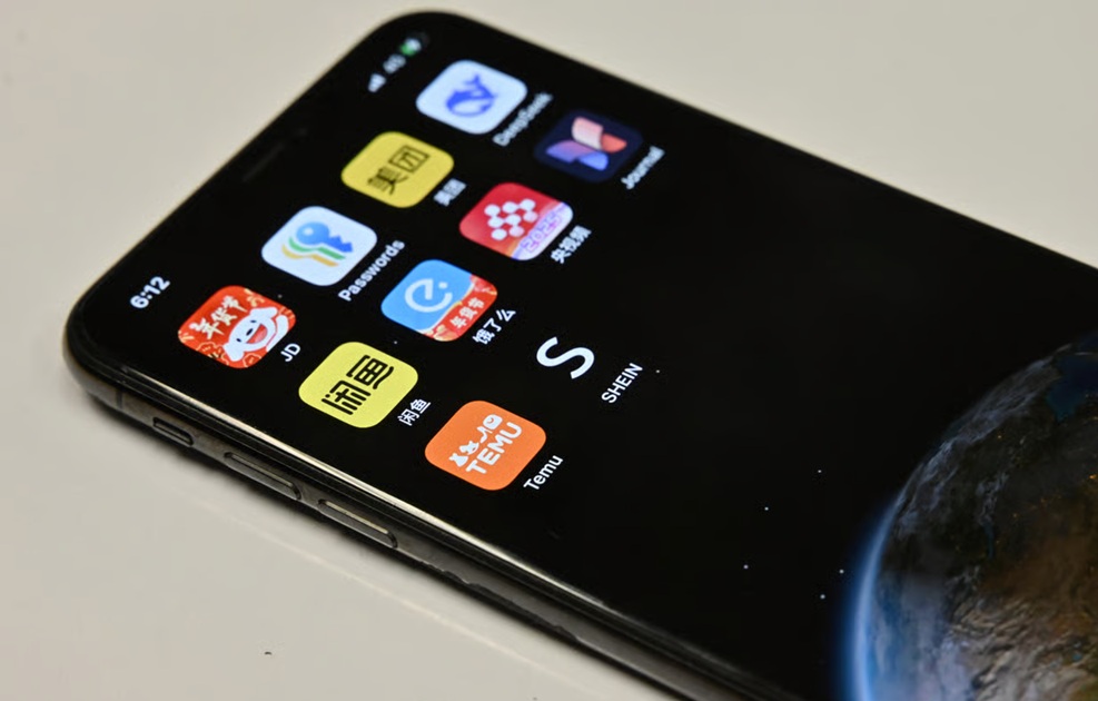 Chinese shopping apps temu shein