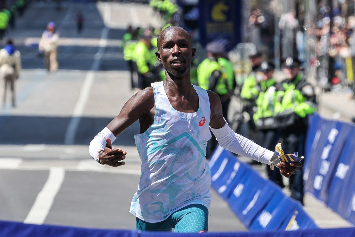 Boston Marathon champion's secret to fitness: step aerobics