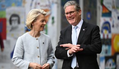 First-ever EU-UK summit begins with deals reached on fishing and defence following overnight talks