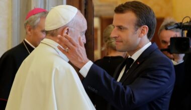 Is France's Emmanuel Macron trying to influence who will be picked as the next pope?