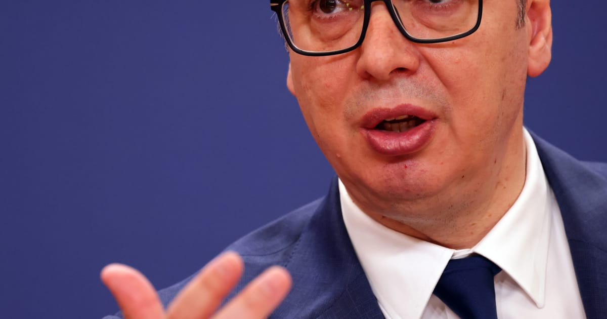 Serbia’s Vučić ends US trip early after falling ill – POLITICO