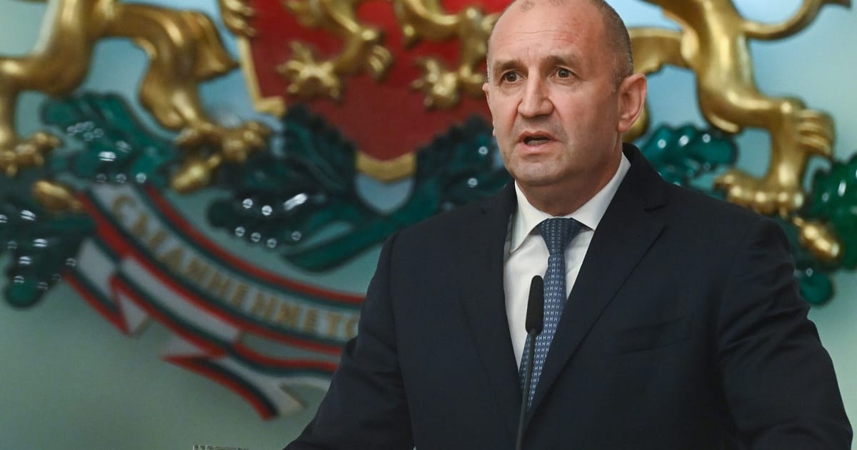 EU support for Ukraine is a ‘doomed cause,’ Bulgaria’s president says – POLITICO