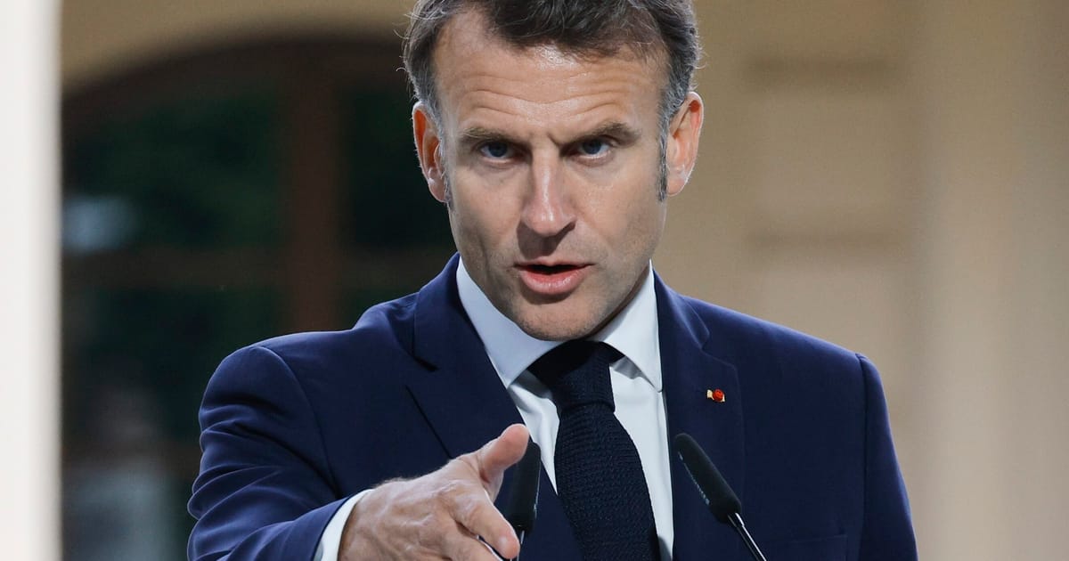 Macron says Europe readying new sanctions package against Russia ‘in coming days’ – POLITICO