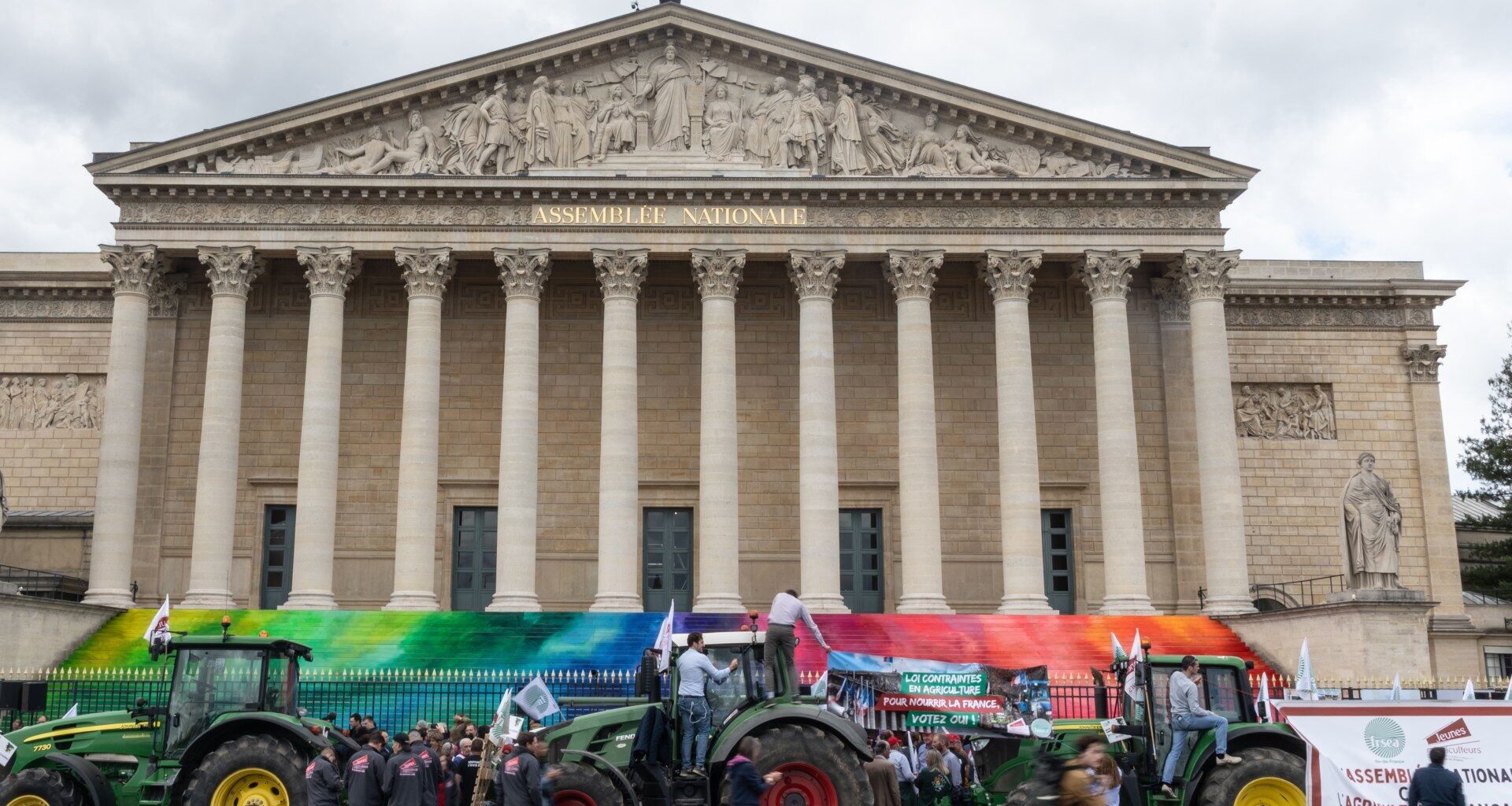 French farmers protest in Paris for law loosening environmental regulations | Agriculture News