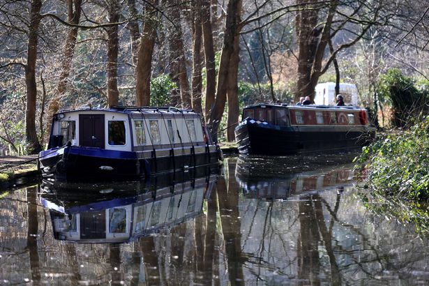 Boats on the stunning Monmouthshire and Brecon Canal