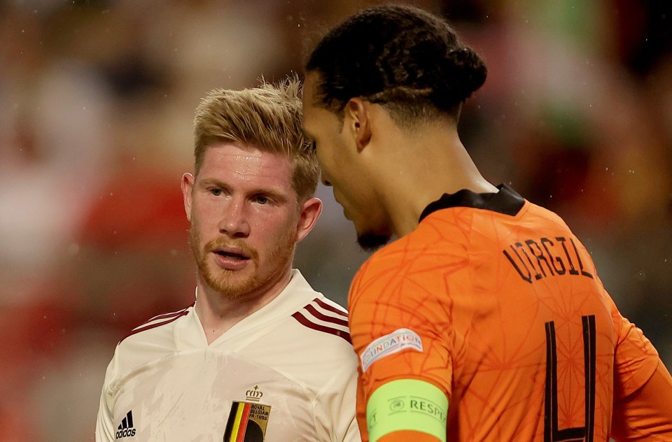 Van Dijk and De Bruyne have made 735 combined appearances for their current clubs