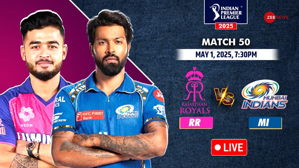 RR vs MI, IPL 2025 Match 50 Highlights: Ryan-Rohit's Fifties & Boult-Karn's 3 Wickets Power Mumbai Indians To 100 Runs Victory Over Rajasthan Royals | Cricket News