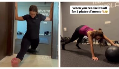 Triptii Dimri shows just how much you have to sweat in the gym to burn off ‘two plate momos’ | Health