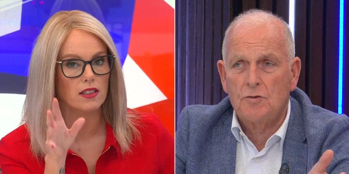 Michelle Dewberry tells Kelvin Mackenzie to 'GET OUT' in heated debate: 'Just a poor point!'