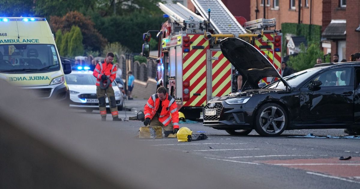 Man arrested on suspicion of drug driving after serious crash leaves three injured