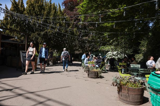Inside the gardens there is a tearoom and food truck serving lunch options as well as coffee, ice cream and cocktails 