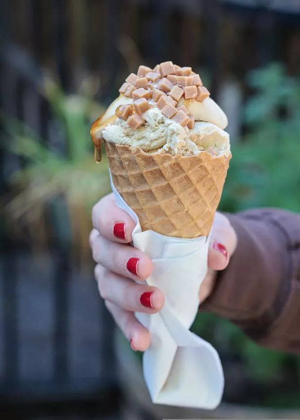 The salted caramel ice cream special 