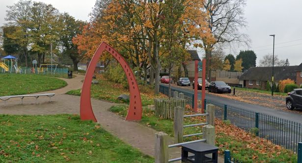 The park near Rowden Drive in Erdington 
