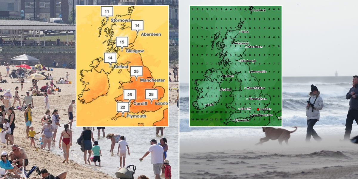 Met Office says Britain to feel ‘much cooler’ after sharp temperature plunge