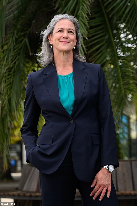 Independent candidate for Bradfield Nicolette Boele poses for a photograph in Linfield, Sydney, Wednesday, March 19, 2025. (AAP Image/Dan Himbrechts) NO ARCHIVING 14556799  14631351