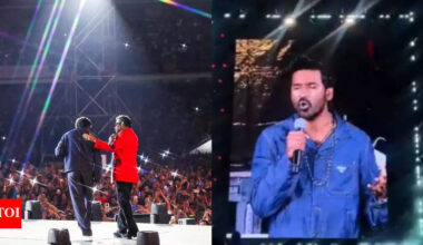 Dhanush makes surprise entry at AR Rahman's Mumbai concert; stirs internet with live performance of 'Adangaatha Asuran' from 'Raayan'